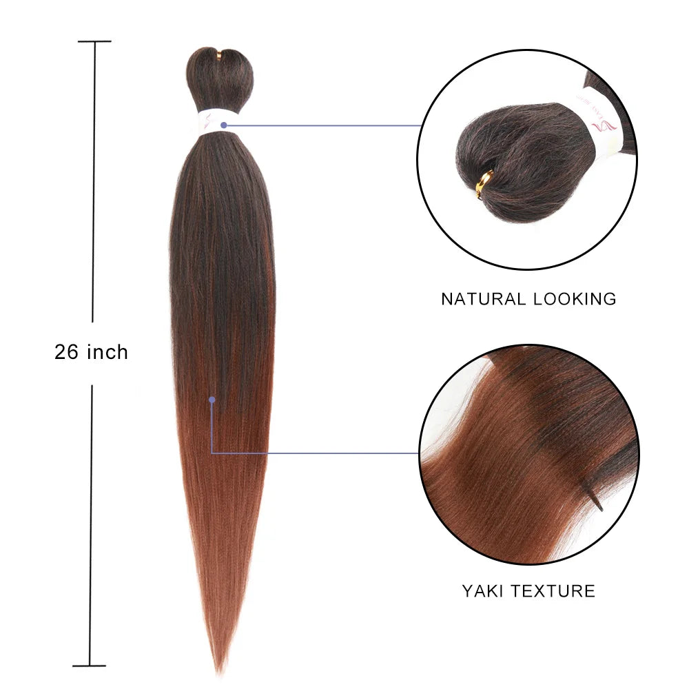 26Inch Professional Pre Stretched Braiding Hair