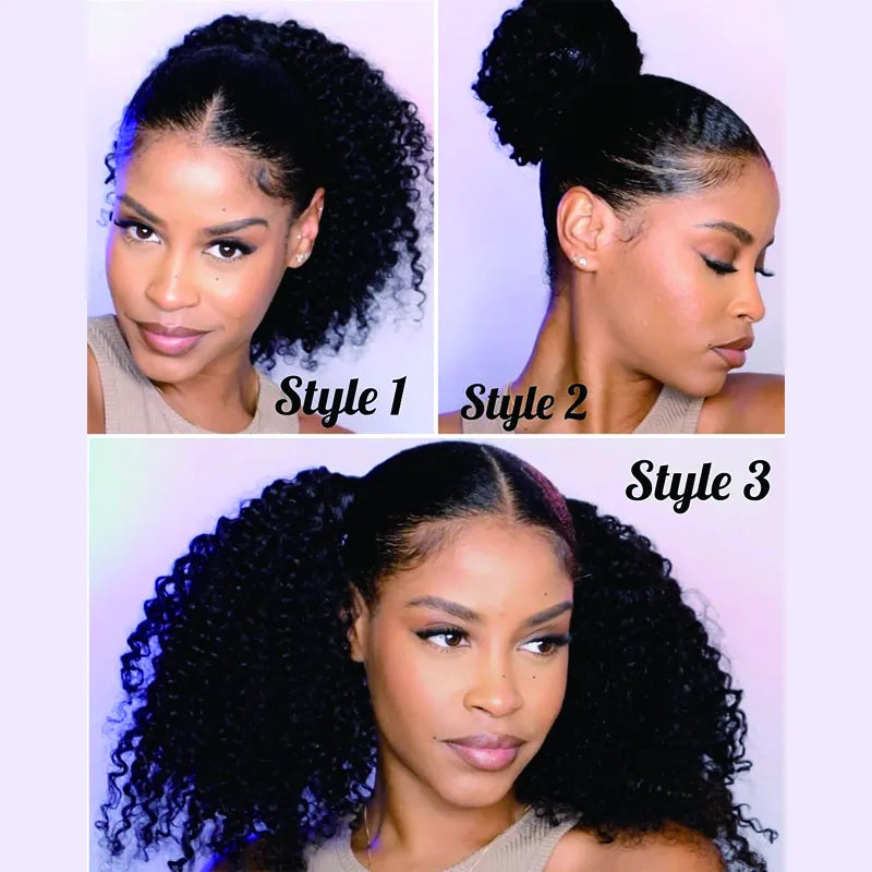 Kinky Curly Clip Ins 4B 4C Human Hair