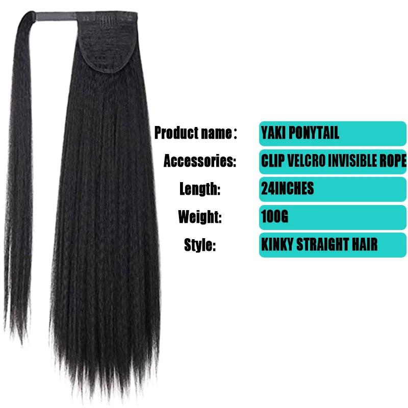 Synthetic Yaki Ponytail Extension