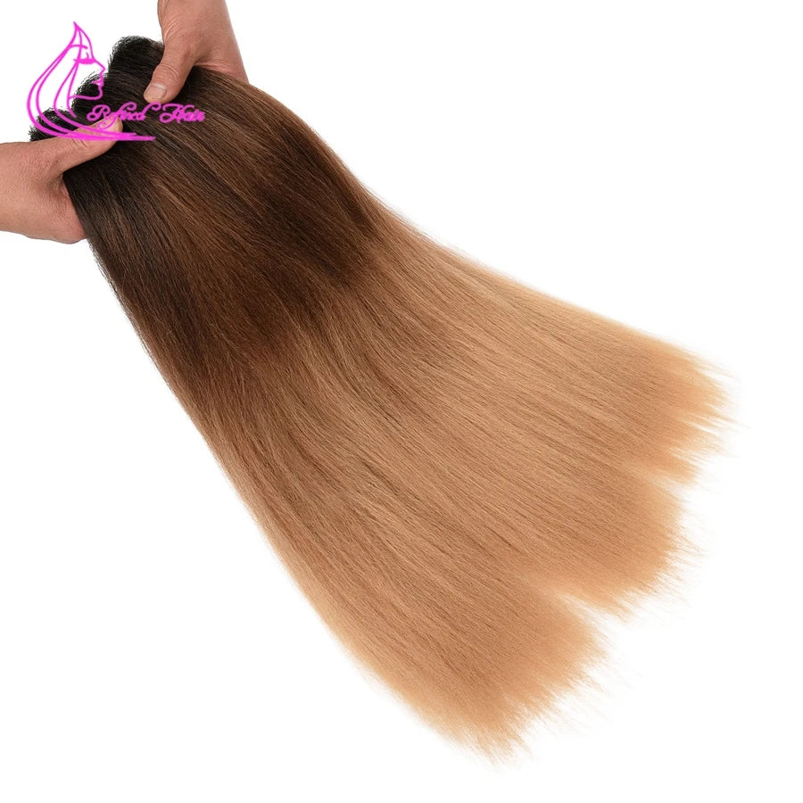 Pre Stretched Braid Synthetic Ombre Extensions