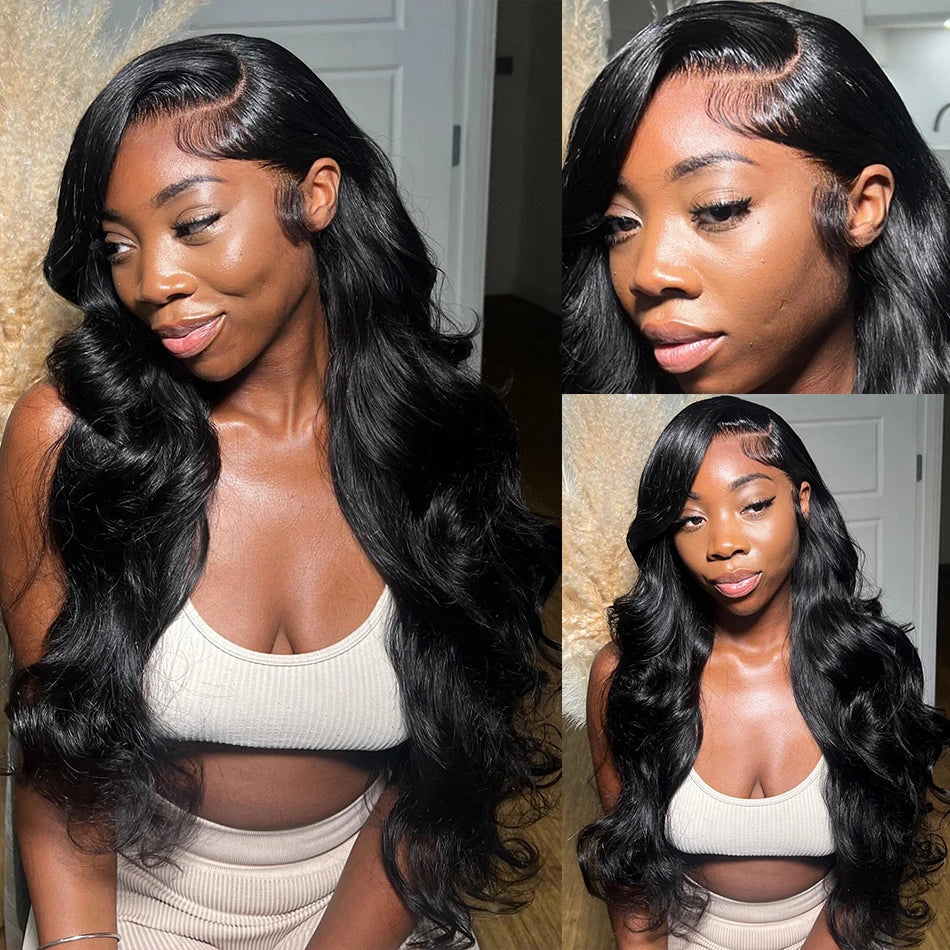 Lace Frontal Wig Body Wave PrePlucked Lace Front Brazilian Human Hair