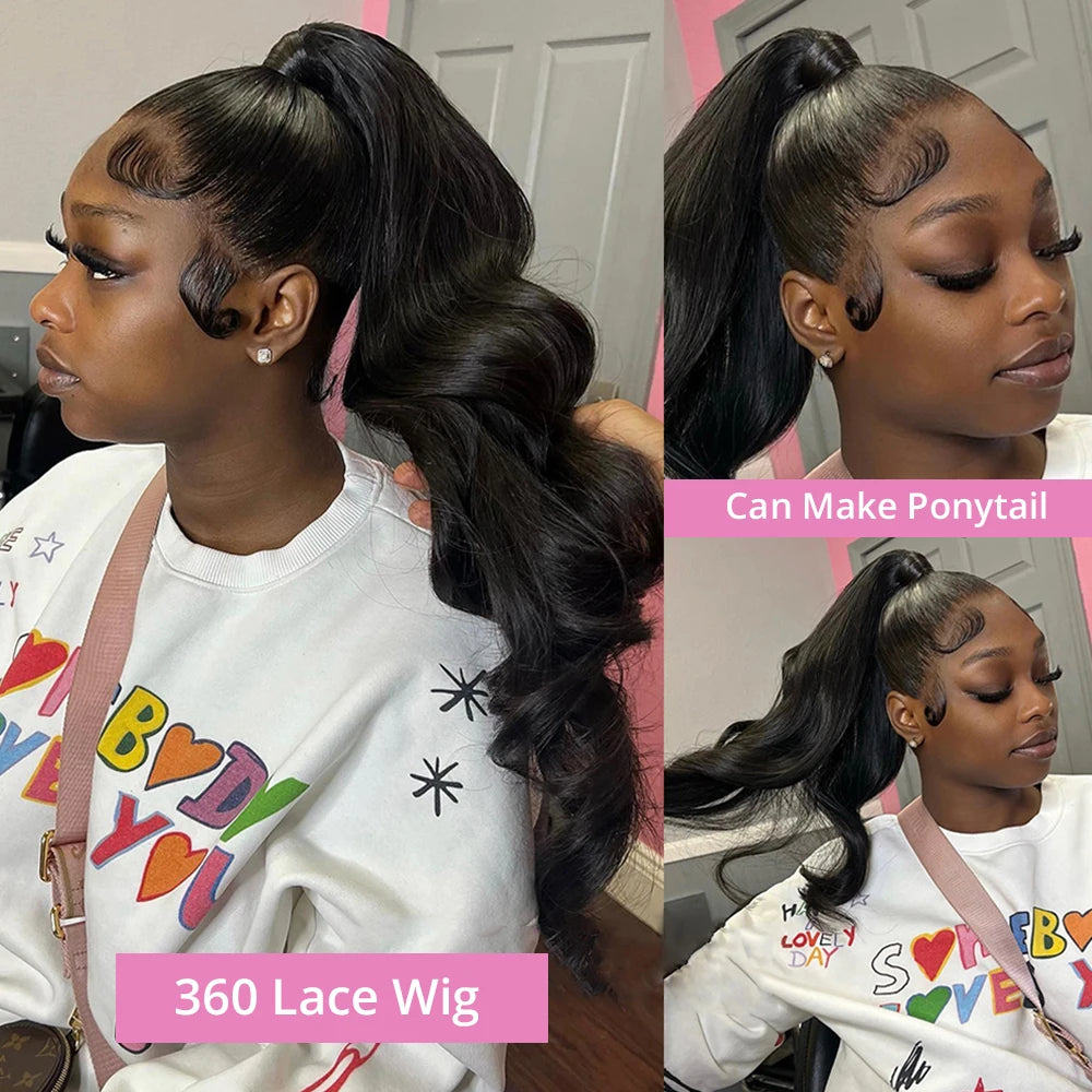 Body Wave Lace Front Wig Inch Hd Transparent Lace Frontal Human Hair