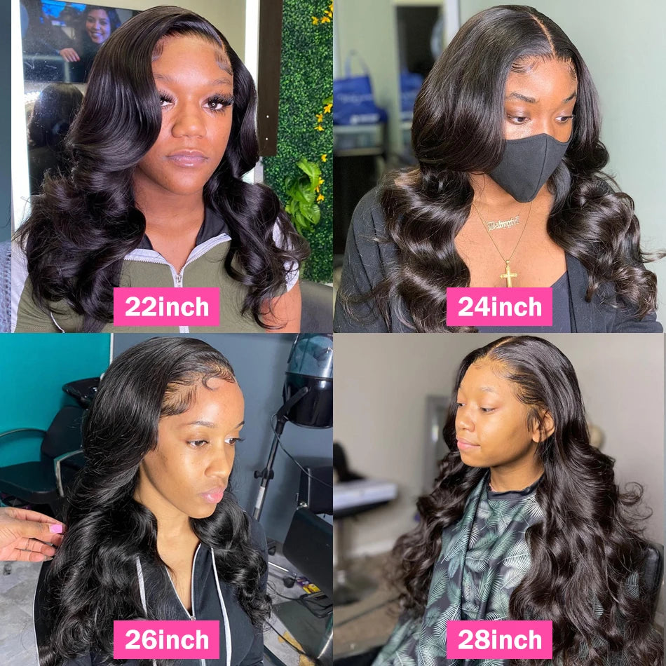 Body Wave Lace Front Wig Inch Hd Transparent Lace Frontal Human Hair