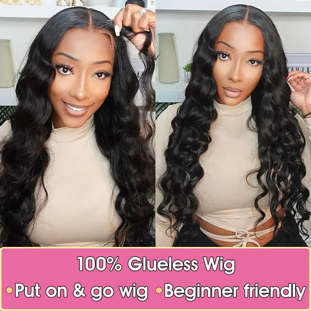 Glueless Body Wave Pre Plucked Lace Front Wig Beginners