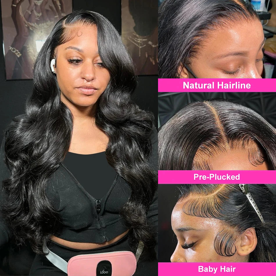 Body Wave HD Lace Front Human Hair Wigs Brazilian Remy Lace Frontal Wig