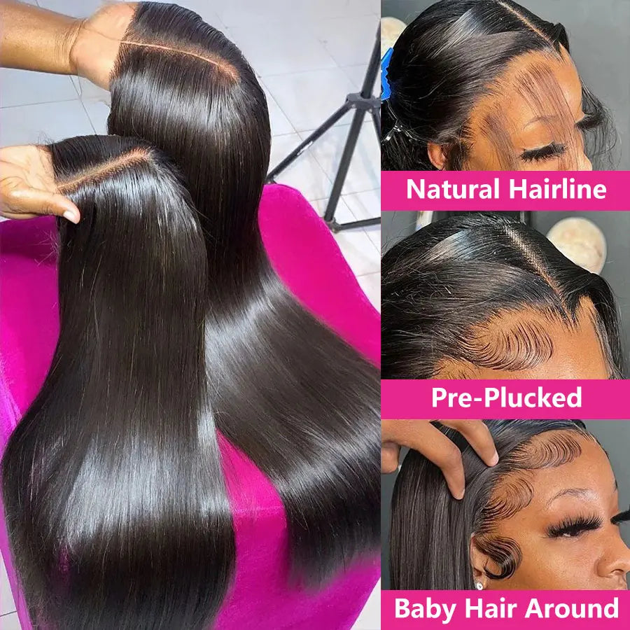 Glueless HD Transparent Lace Frontal Human Bleached Knots