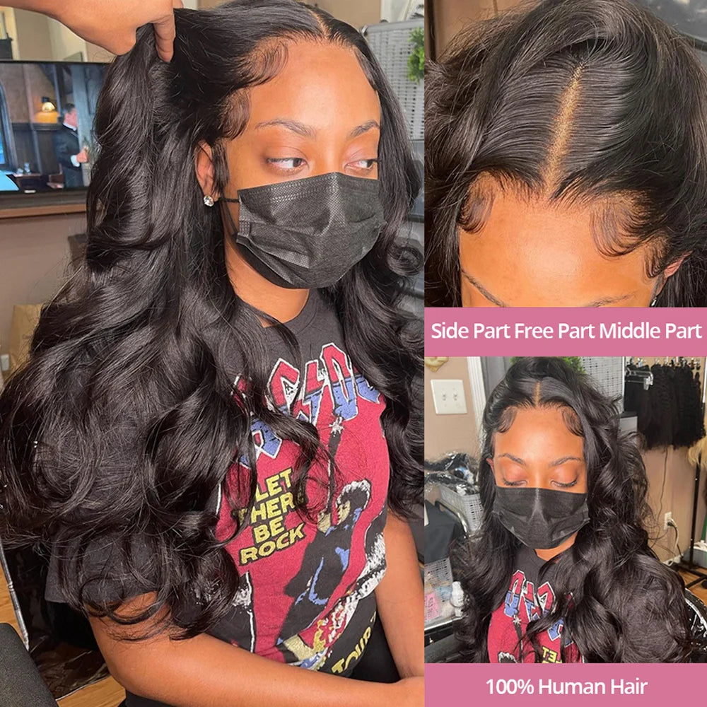 Body Wave Lace Front Wig Inch Hd Transparent Lace Frontal Human Hair
