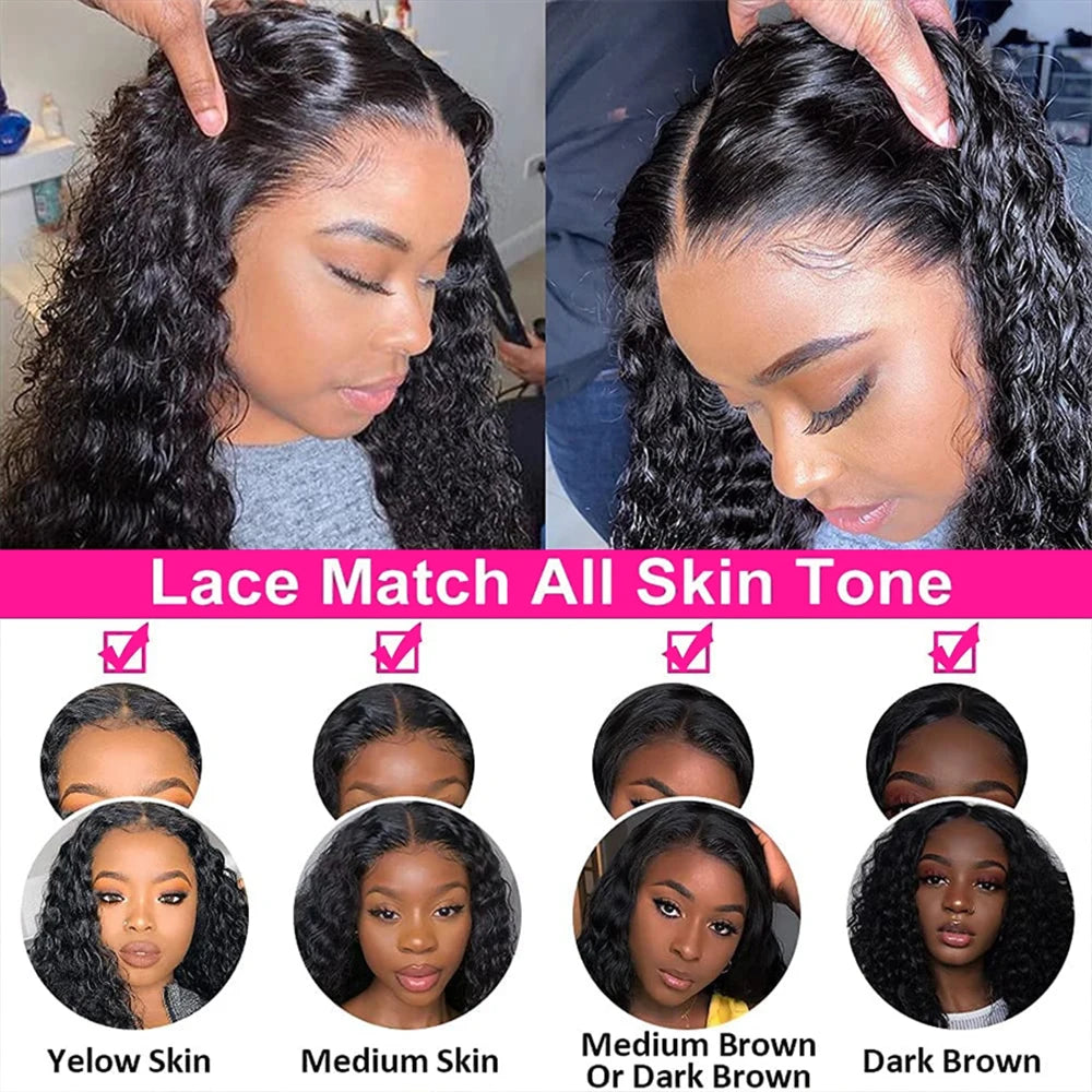 Deep Wave Frontal Wig Hd Lace Frontal Wig