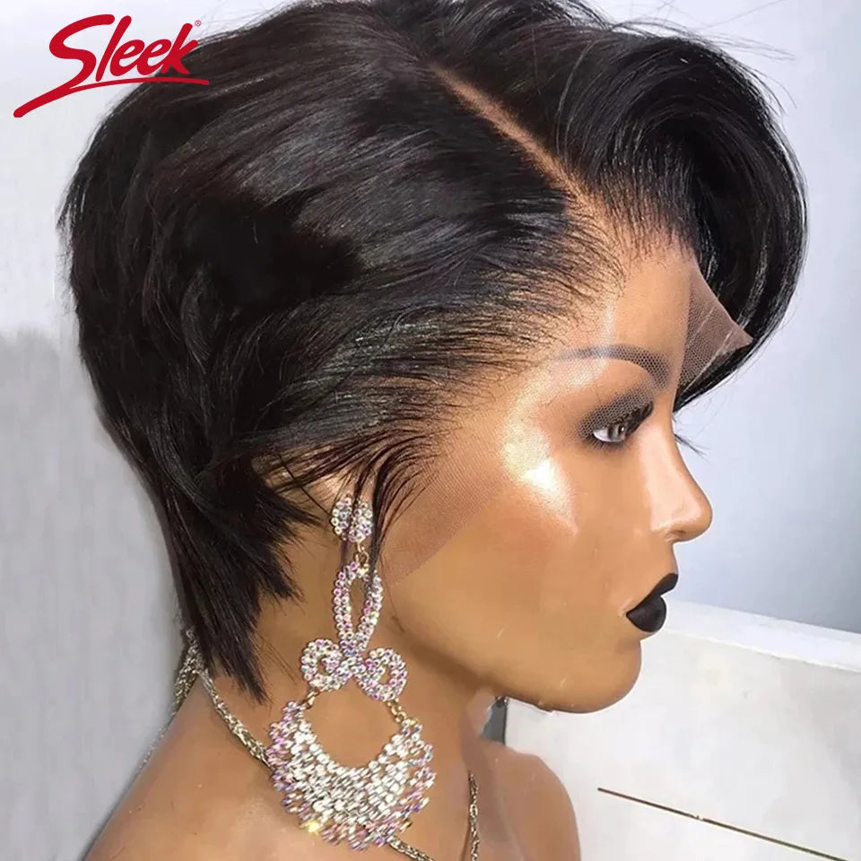 Short Pixie Bob Human Hair Wig