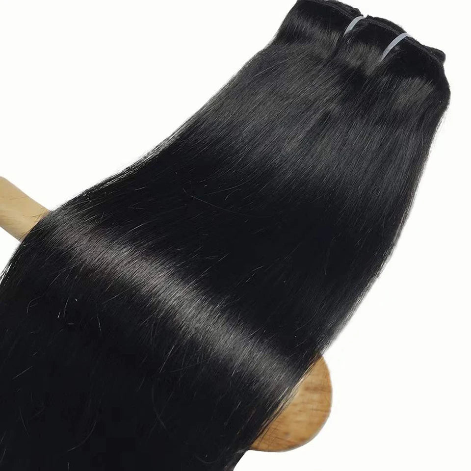 Straight Clip In Hair Extension Human Hair Set Straight Clip In