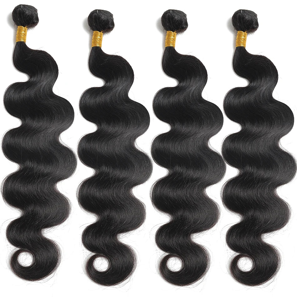 12A Body Wave Bundles 30 Inch Raw Peruvian Remy Virgin Unprocessed 100% Human Hair Extensions 1 3 4 Bundles Deal