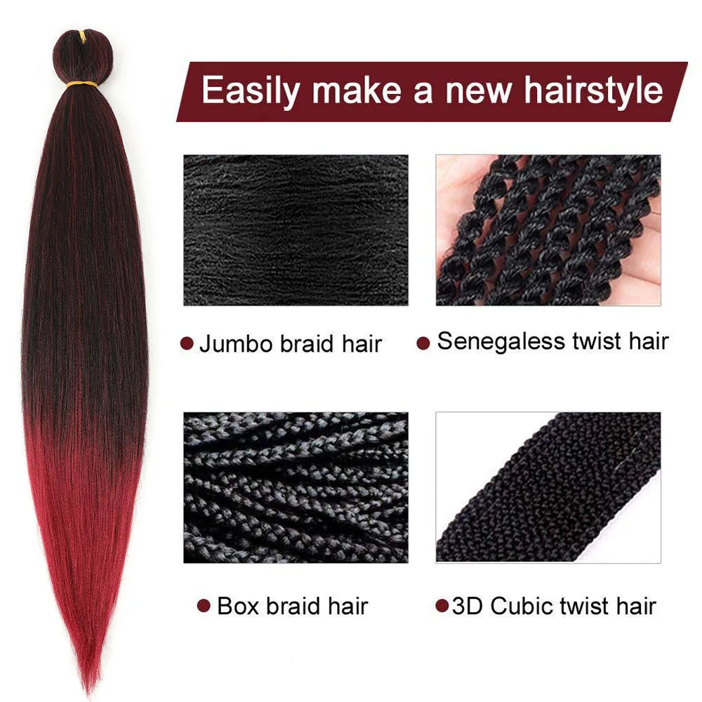Ombre Synthetic Jumbo Braids