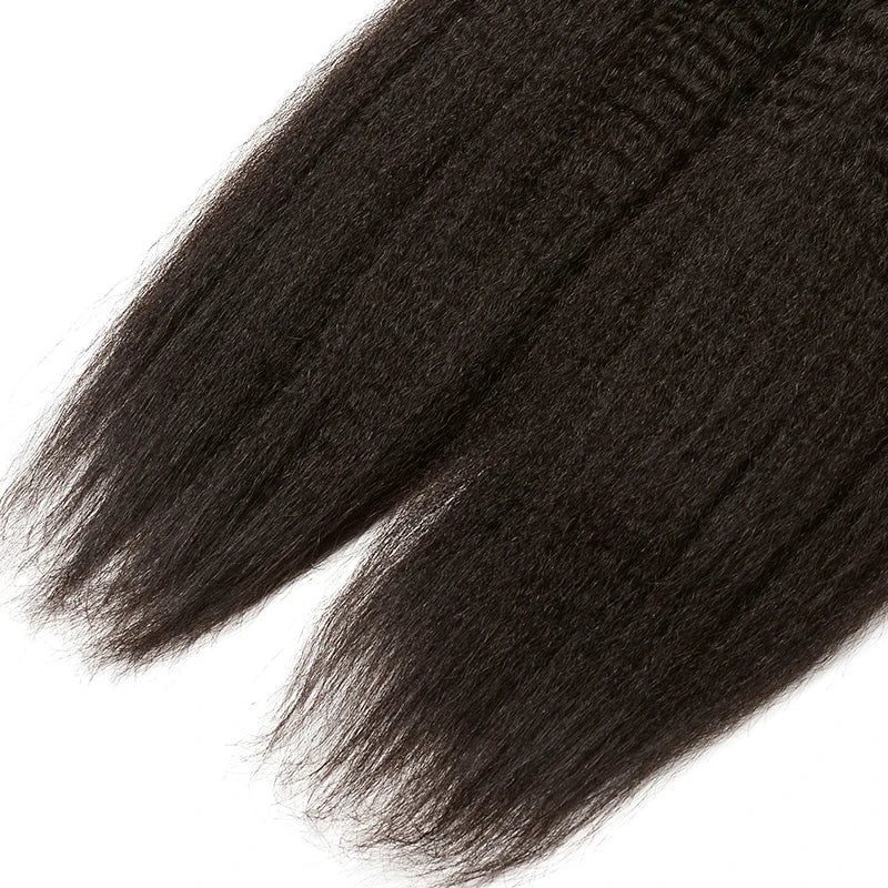 Brazilian Bundles Yaki Straight Human Hair 8a Non-Remy Hair Kinky Straight 1/3/4 Bundles