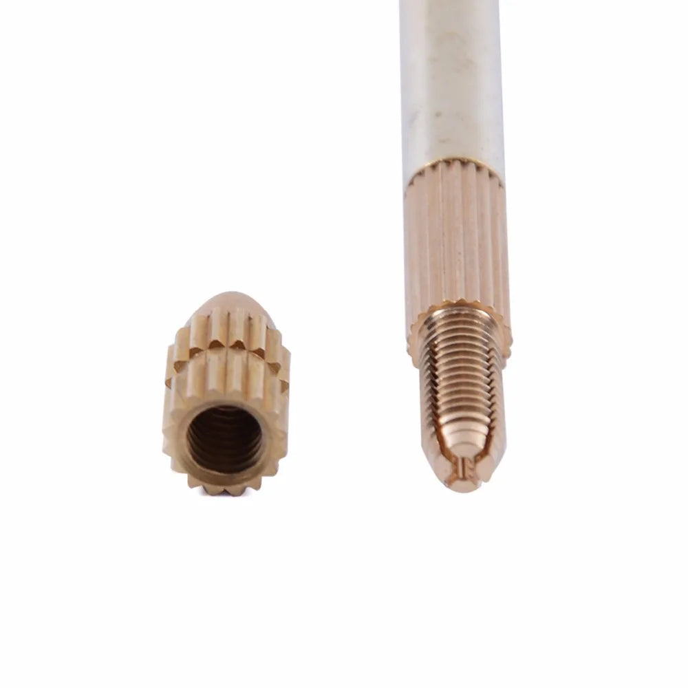 Hair Extension Tools 1 Set Professional Bronze Ventilating Holder And Ventilating Needles For Lace Wigs (1Pcs+3Pcs)