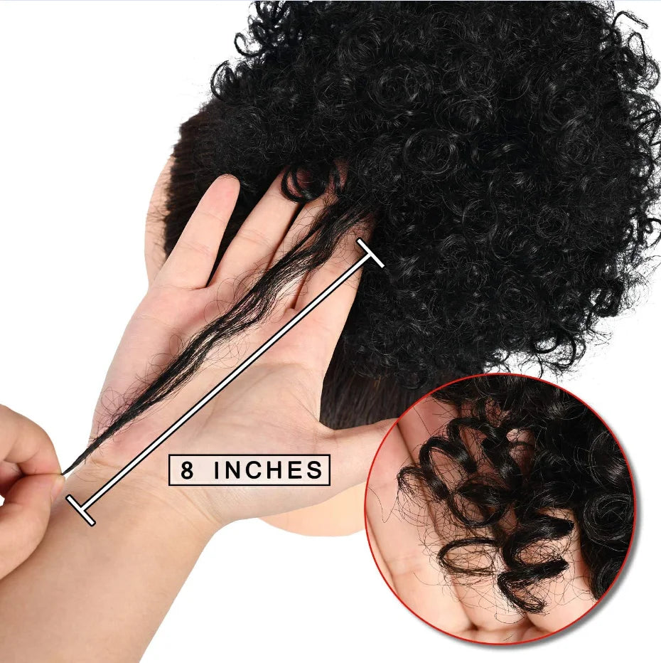 Brazilian Afro Kinky Curly Ponytail