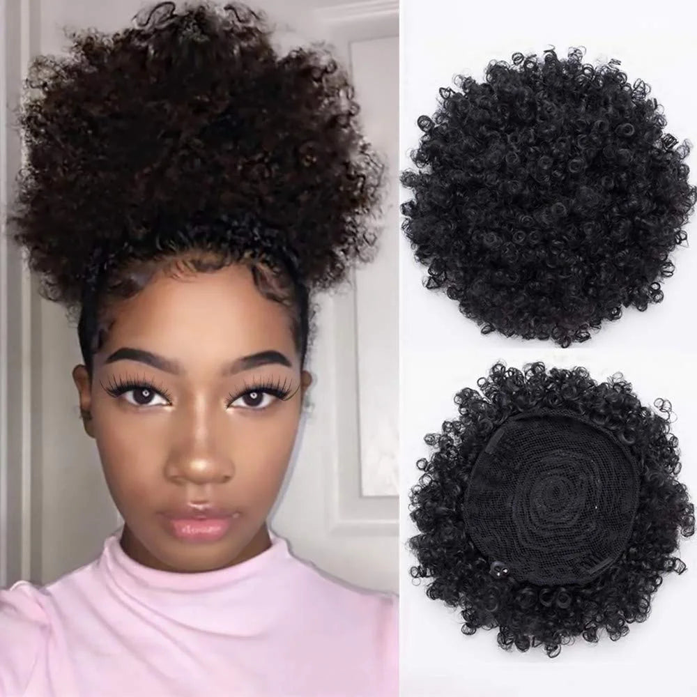 Brazilian Afro Kinky Curly Ponytail