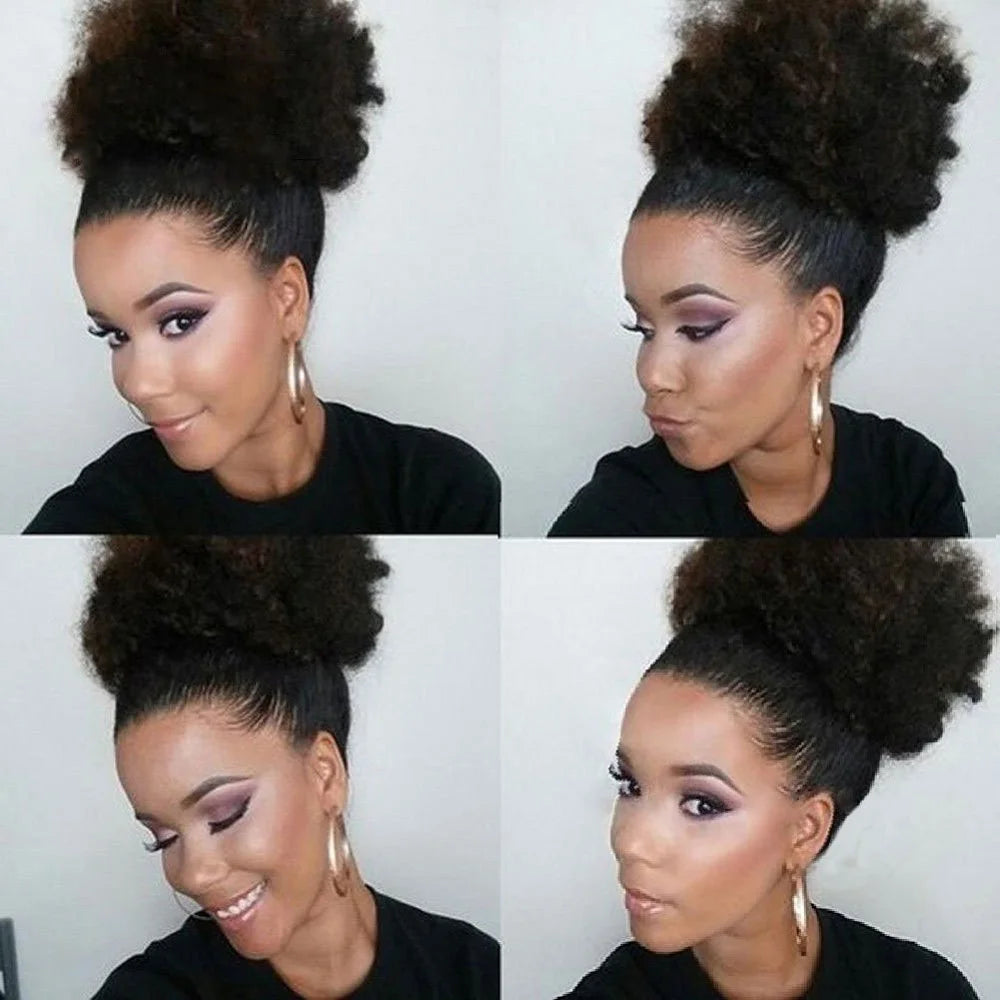 Brazilian Afro Kinky Curly Ponytail