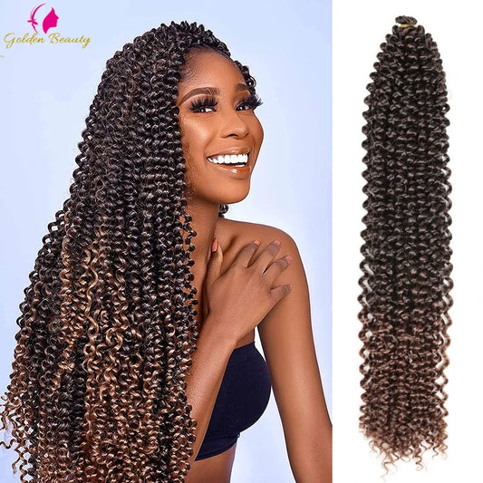 Long Passion Twist Crochet Hair Extensions