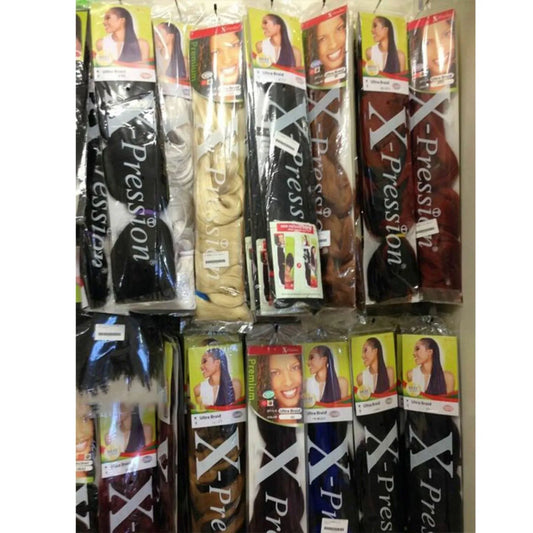 82 Inch Xpression Jumbo Braiding Hair Pre Stretched Synthetic Hair Extensions