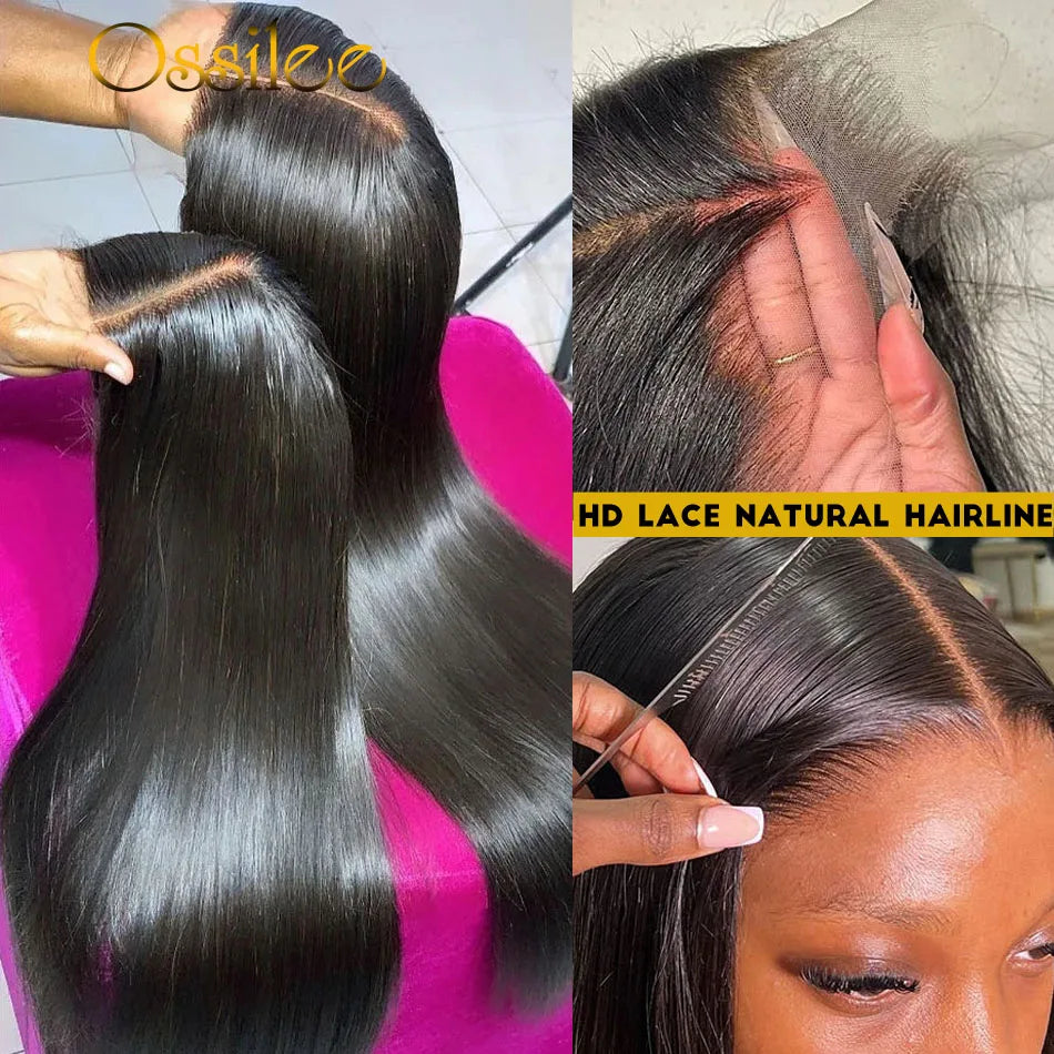 Bone Straight Lace Frontal Brazilian Human Hair