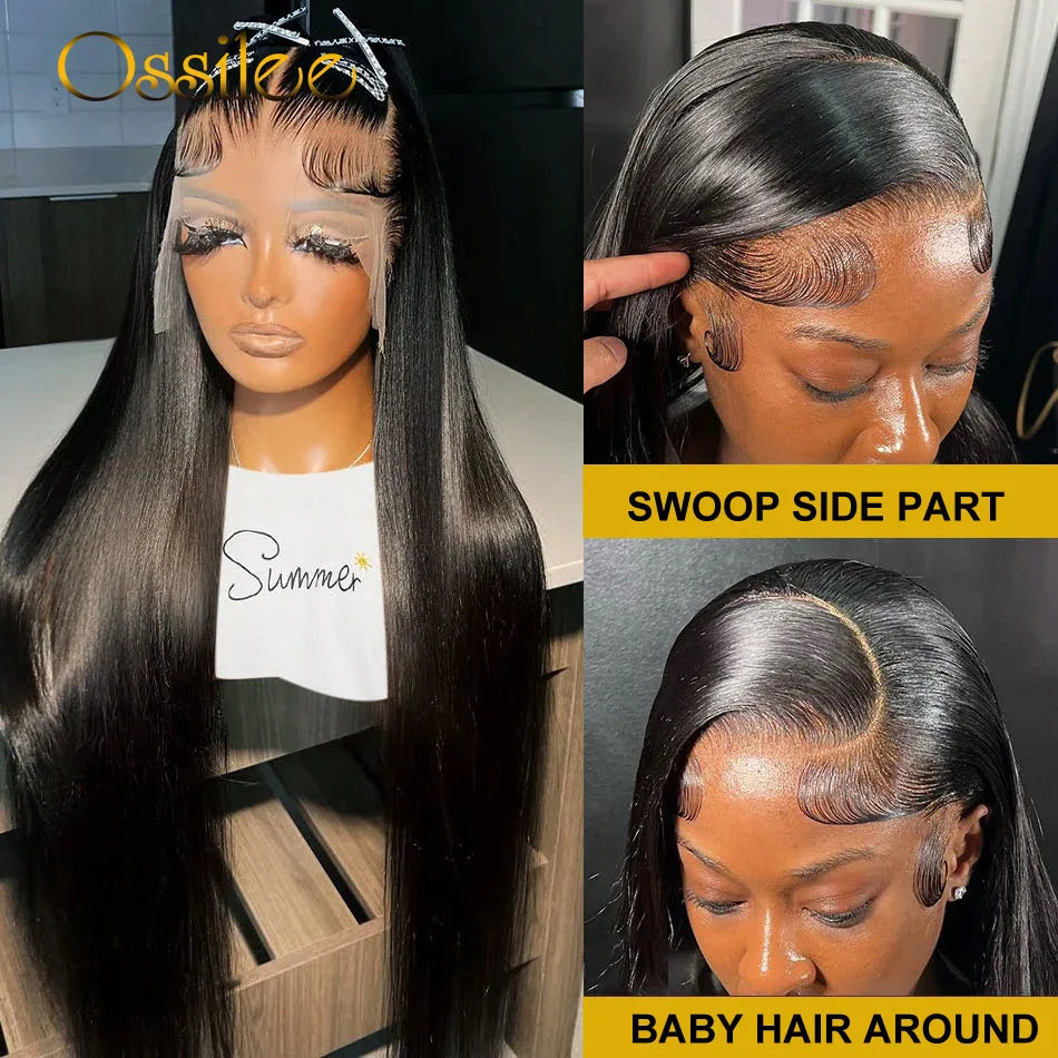 Bone Straight Lace Frontal Brazilian Human Hair