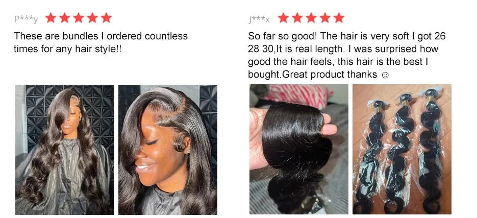 8-40 Inch Brazilian Body Wave Human Hair Bundles Remy Hair