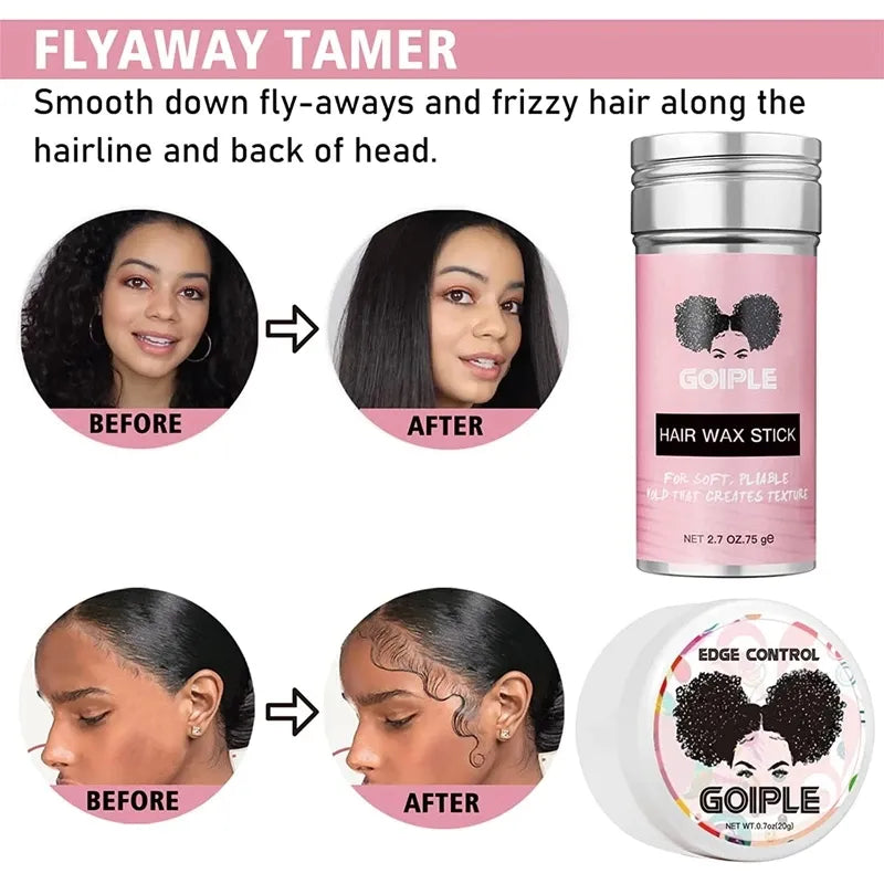 Extra Hold Invisible Wig Glue Front Lace Bond Waterproof Adhesive Edge Control Finishing Pomade Hair Flyaways Wax Stick