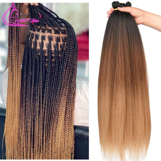 Pre Stretched Braid Synthetic Ombre Extensions