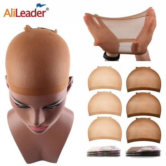 10Pcs Wig Caps For Lace Front Stretchy