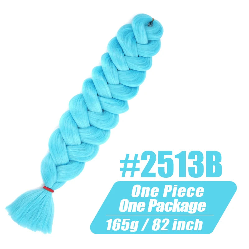 82 Inch Xpression Jumbo Braiding Hair Pre Stretched Synthetic Hair Extensions