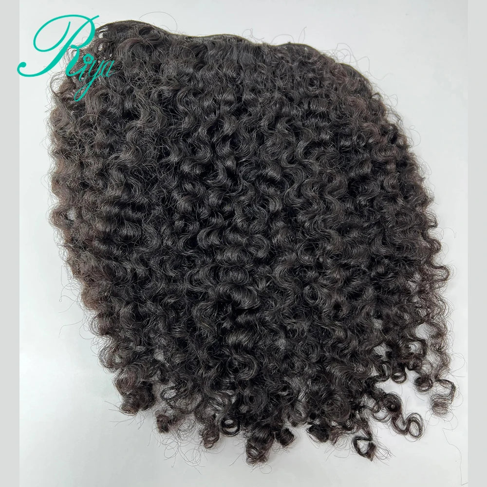 Remy Hair Clips In Brazilian Human Hair Burmese Curly Clip In Hair Extensions 7 Pieces