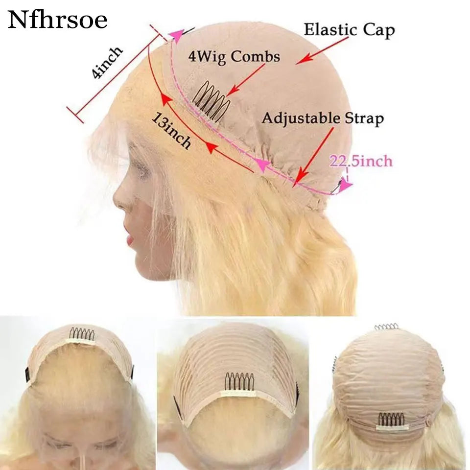 Bob Light Purple HD Transparent Lace Frontal Wig Human Brazilian Remy Hair Wig 180%