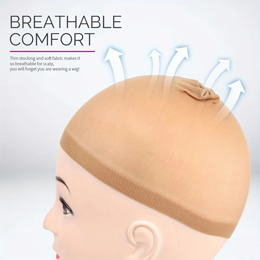 20pcs HD Elastic Breathable Invisible Wig Caps
