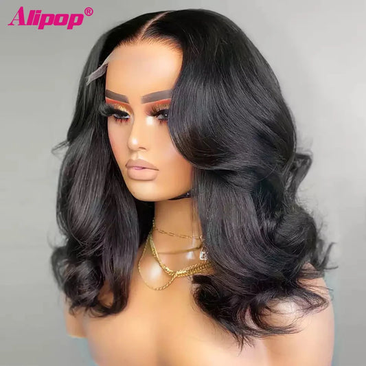 180% 4x4 Short Bob Wig 100% Human Hair Pre-Plucked