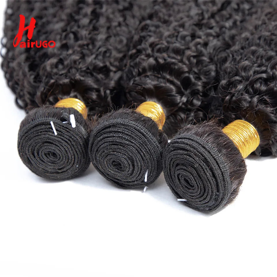 Afro Kinky Curly Bundles Brazilian Human Hair Bundles Deal 8-28" Hair Extensions Curly