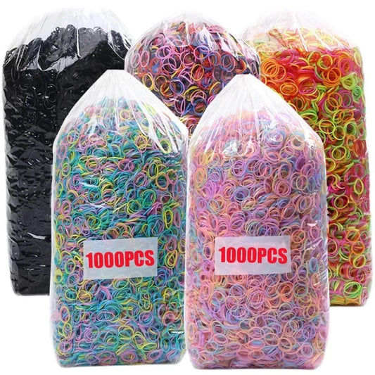 1000Pcs Hair Elastics