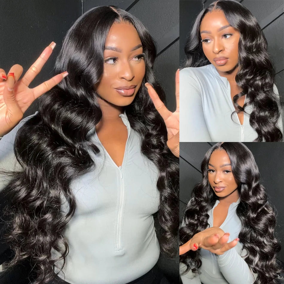 Body Wave Brazilian Human Hair Weave Bundles Water Wave Raw Virgin Remy