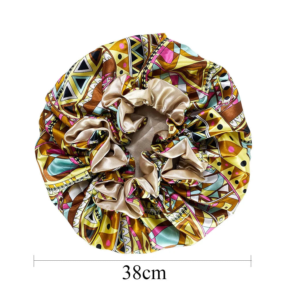 Women Satin Bonnet Cap
