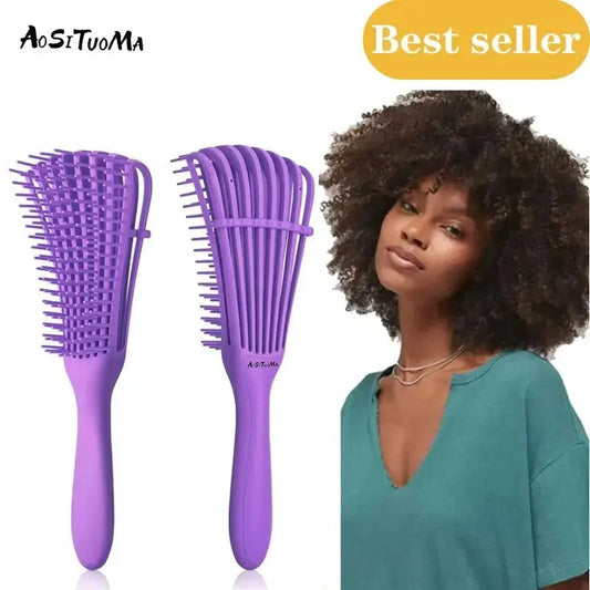 1pc Detangling & Durable Anti Static Hair Comb Suitable For All Hair Types