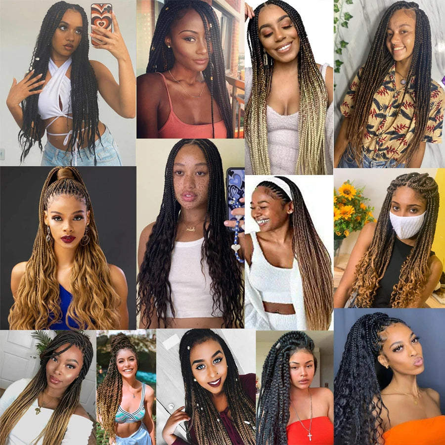 Braiding Hair Yaki Straight Crochet Synthetic