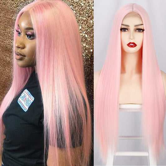 Small Part Lace Wigs Long Straight