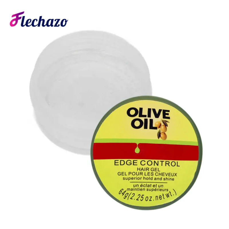 Edge Control Wax Strong Hold Non-Greasy Edge Smoother Olive Oil Gel Edge Control Water-Based Pomade