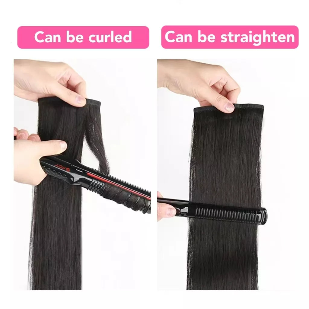 Extensions Human Hair Brazilian Straight Clip in Remy