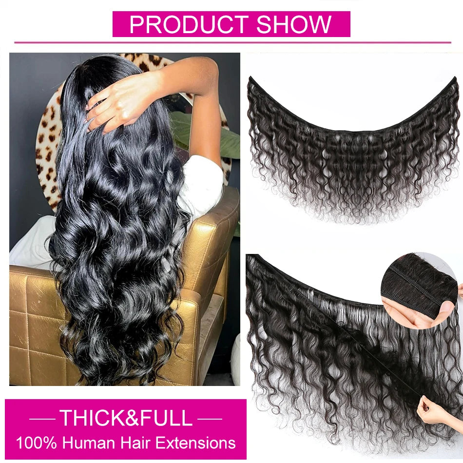 8-40 Inch Brazilian Body Wave Human Hair Bundles Remy Hair