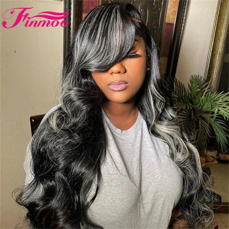 Oreo 613 Highlight Lace Front Human Hair Wig Body Wave Wig Pre Plucked