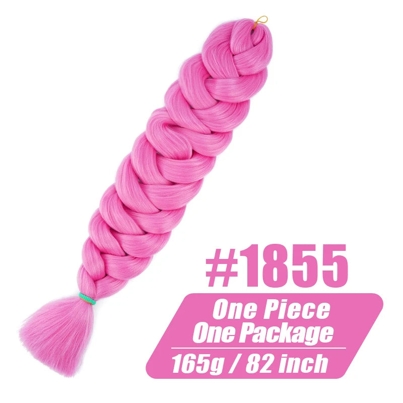 82 Inch Xpression Jumbo Braiding Hair Pre Stretched Synthetic Hair Extensions
