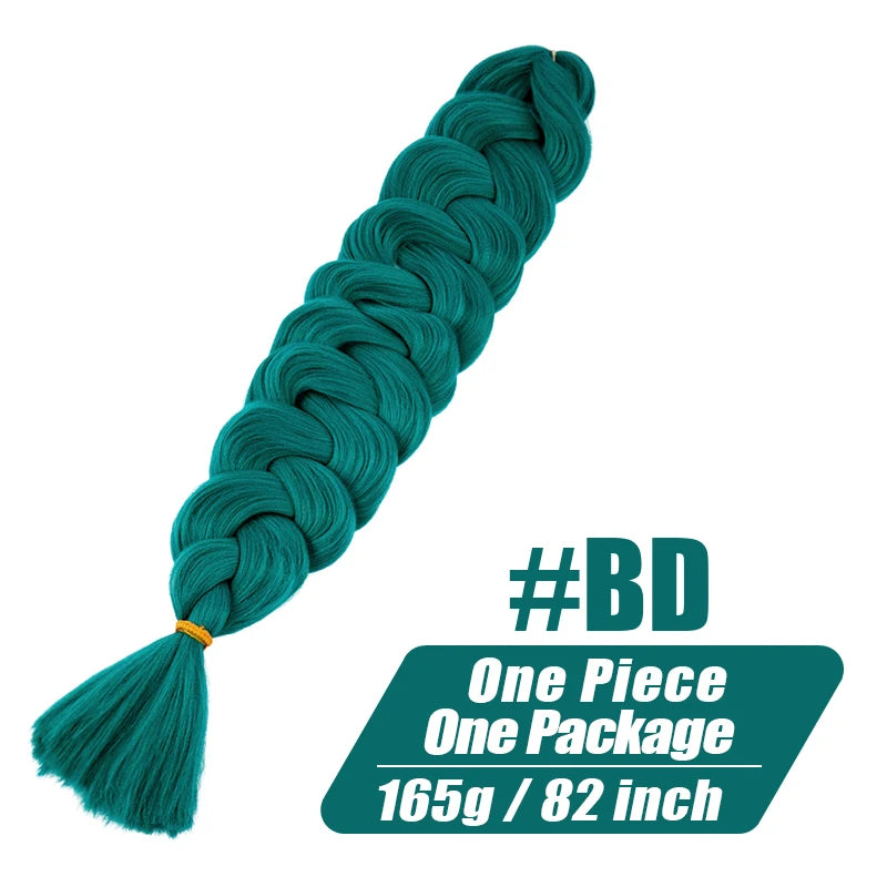 82 Inch Xpression Jumbo Braiding Hair Pre Stretched Synthetic Hair Extensions