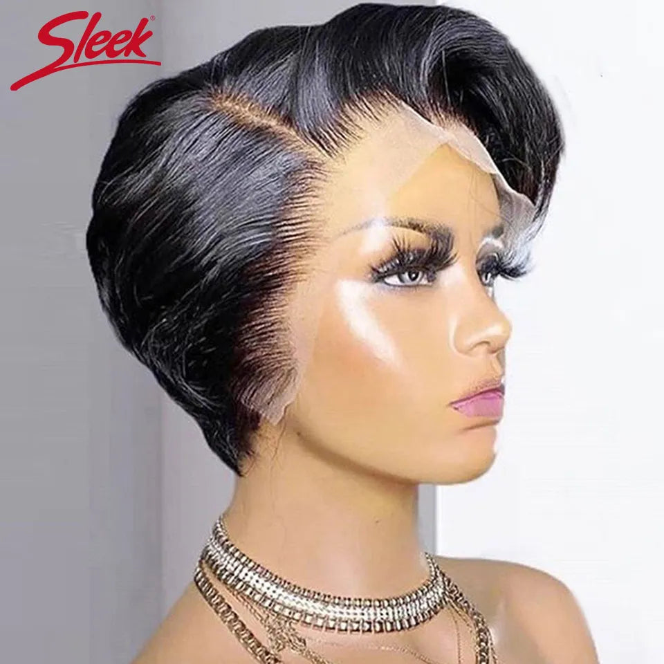 Short Pixie Bob Human Hair Wig