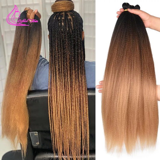 Braiding Hair Yaki Straight Crochet Synthetic