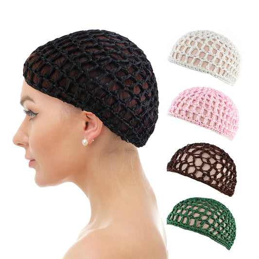 Mesh Hair Crochet Cap